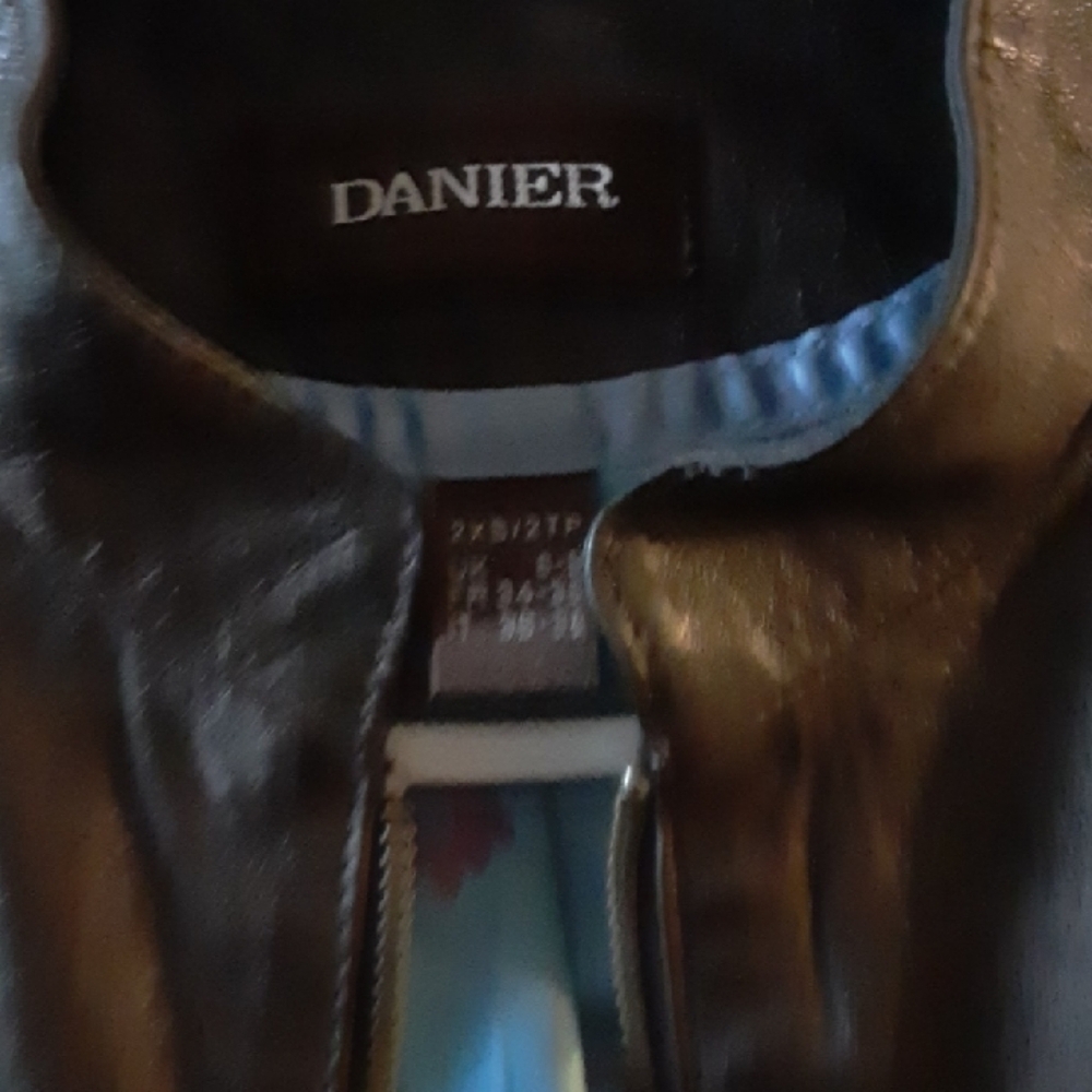 Danier Chocolate Leather Jacket